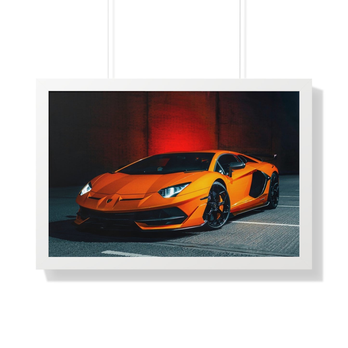 "SVJ" 30" x 20" Framed Lamborghini Poster