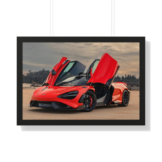 "Long Tail" 30" x 20" Framed McLaren Poster