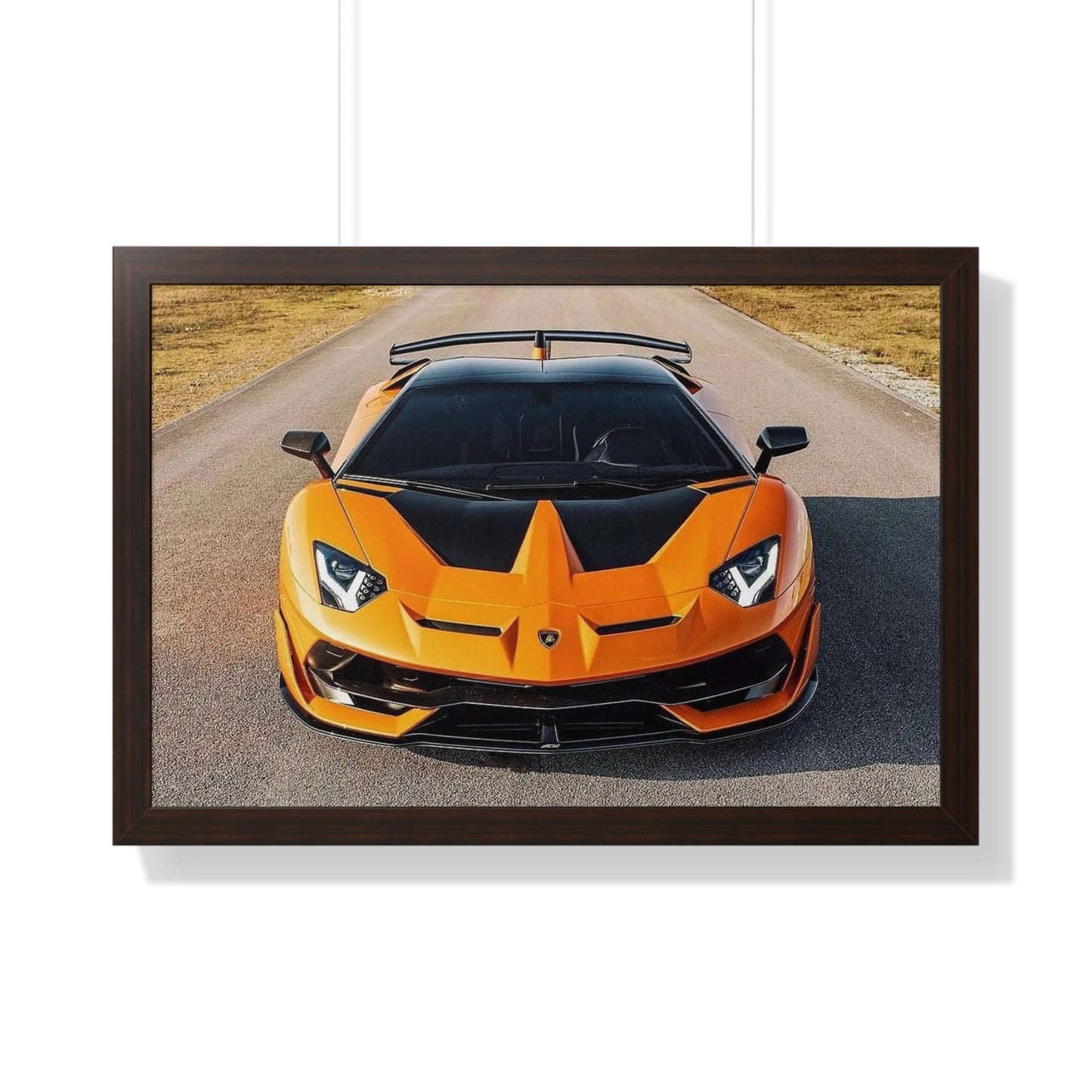 "Runway" 30" x 20" Framed Lamborghini Poster