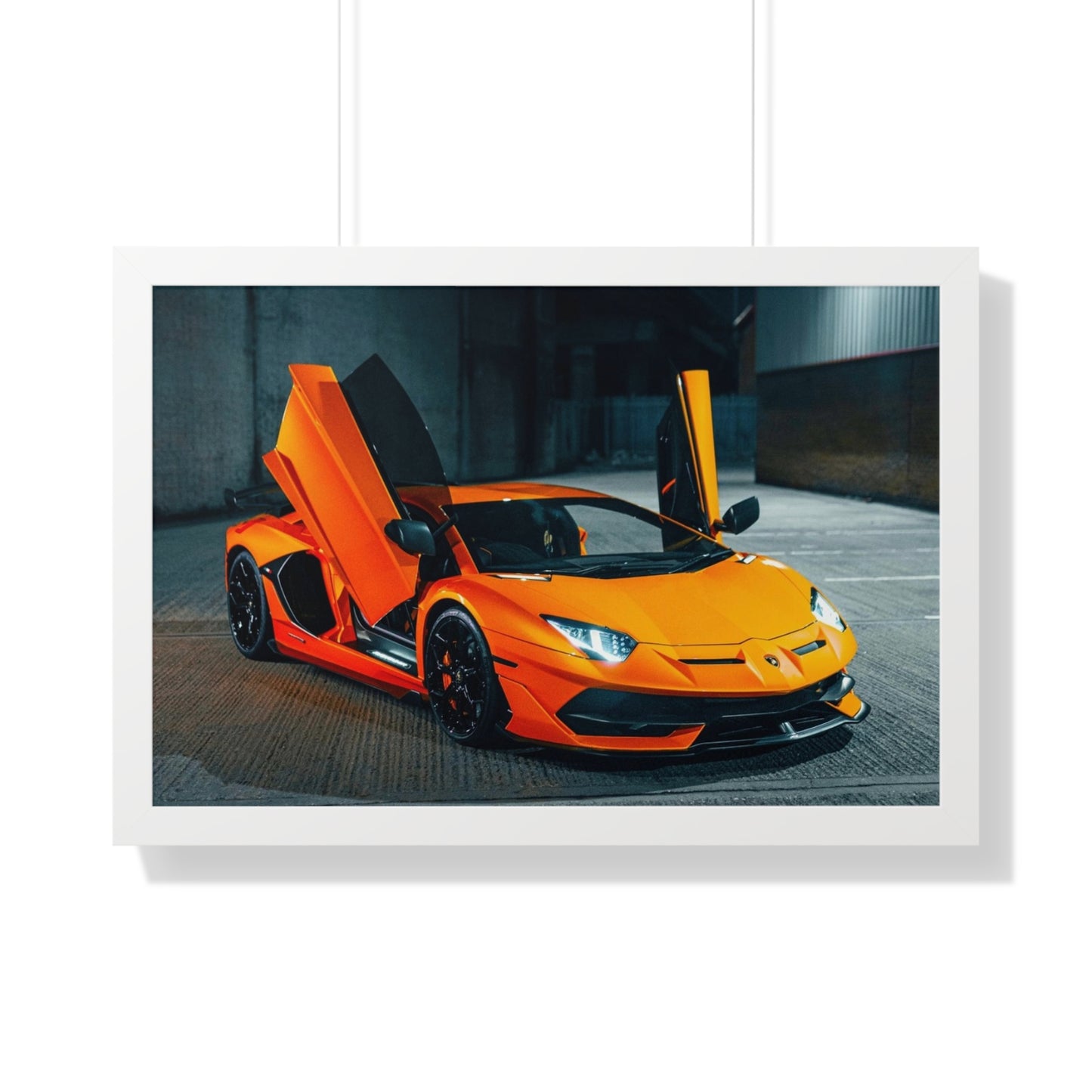 "Scissor Doors" 30" x 20" Framed Lamborghini Poster