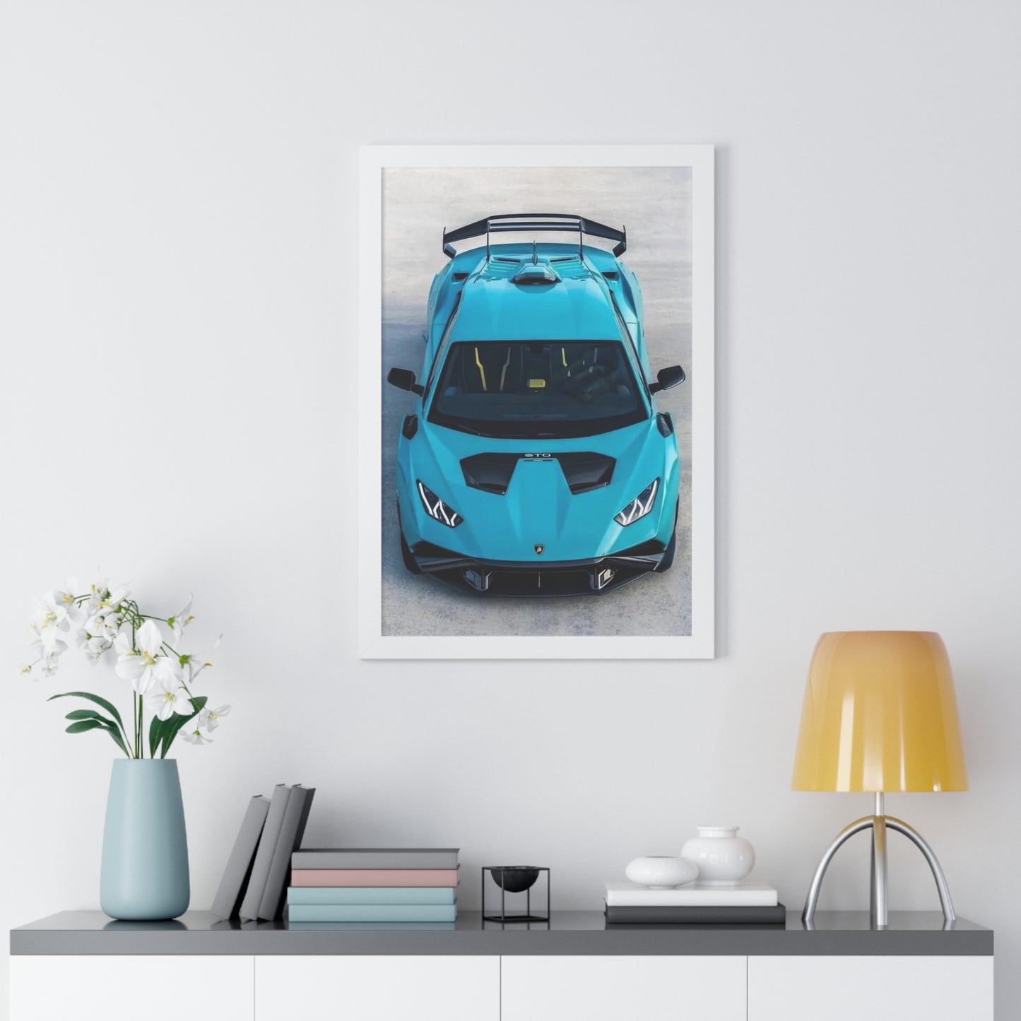 "Mean Muggin" 20" x 30" Framed Lamborghini Poster