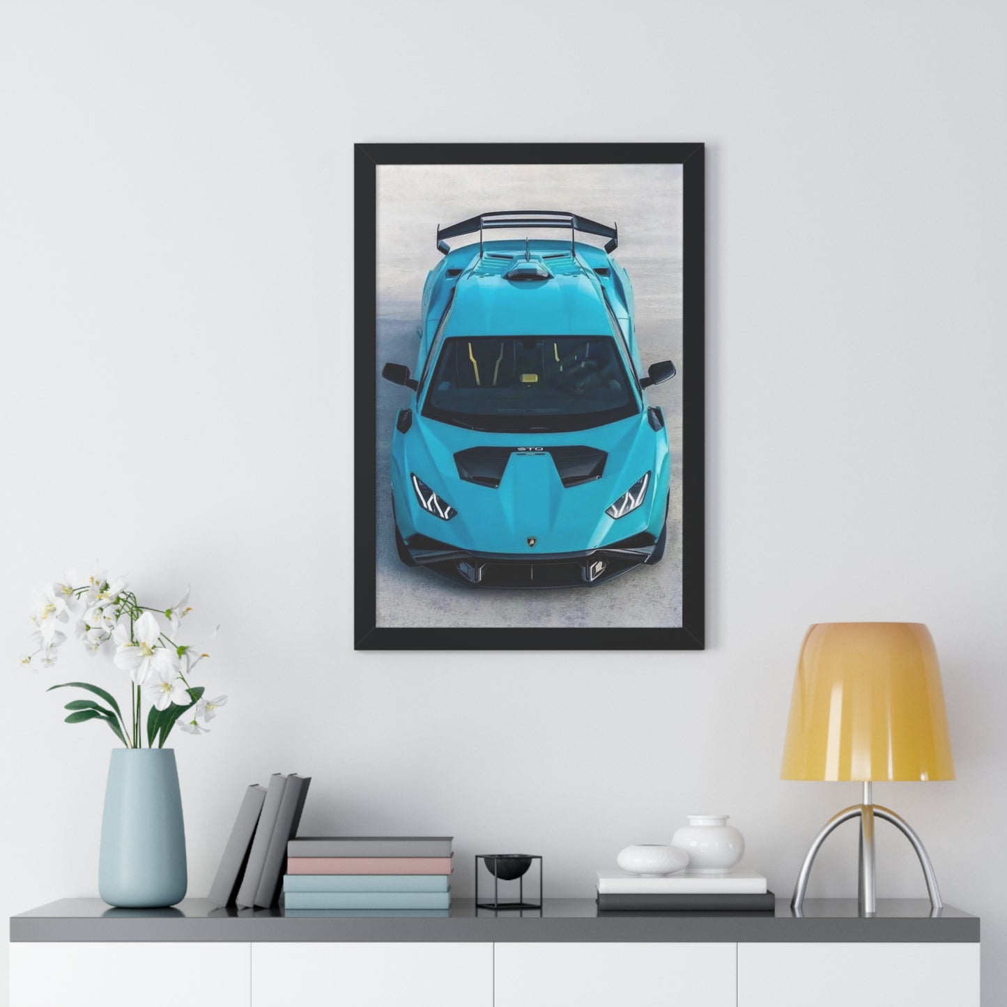 "Mean Muggin" 20" x 30" Framed Lamborghini Poster