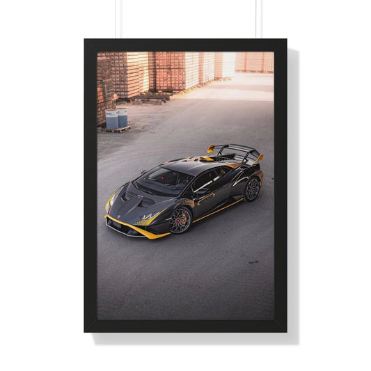 "Race Car" 20" x 30" Framed Lamborghini Poster
